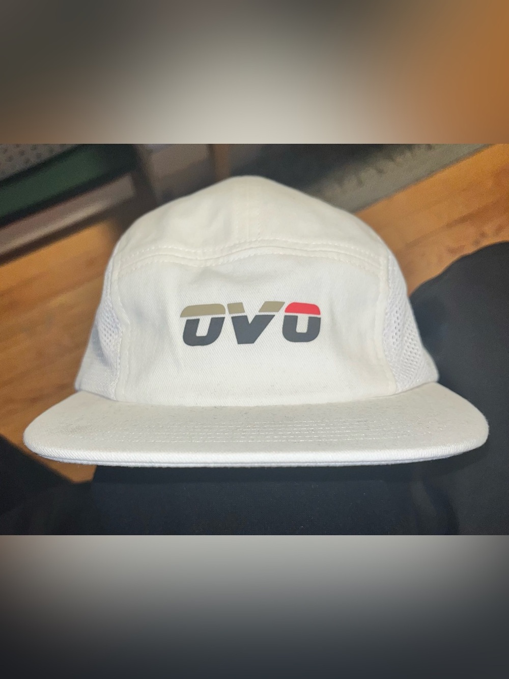 Official October's Very Own 5 Panel Hat OVO White Runner Cap DRAKE BRAND NEW